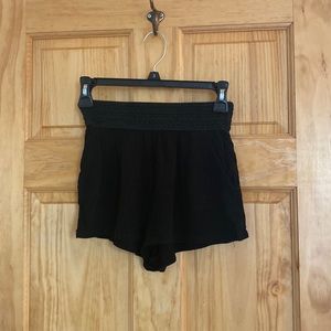 Black flowy shorts size small